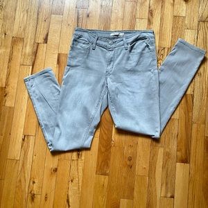 LEVI’S 711 Red Tab Skinny Stretch Jeans Grey/ Gray